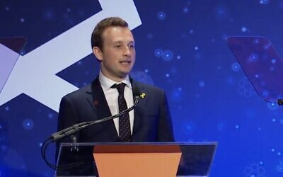 Alex Witkoff address the United Hatzalah Gala in New York Jun 12, 2025. (Screen capture/YouTube)